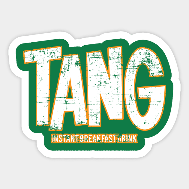 Tang Instant Breakfast Drink Orange White Sticker by Fresh Fly Threads